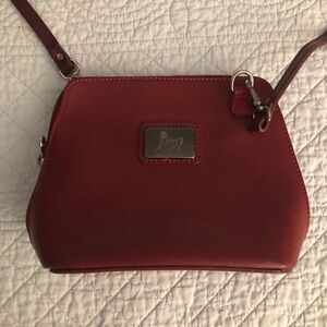 Naty leather crossbody purse. Made in Italy.